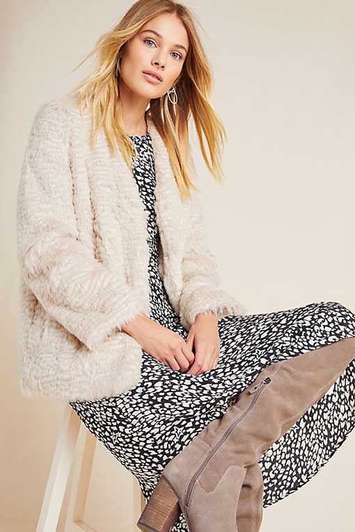 Unreal Fur Noemie Faux Fur Coat Winter White teddy bear coats jackets 