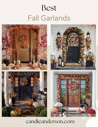 Lifestyle expert, journalist and interior design blogger. Candie Anderson of candieanderson.com has the scoop on the 15 best fall garlands for Halloween and Thanksgiving.