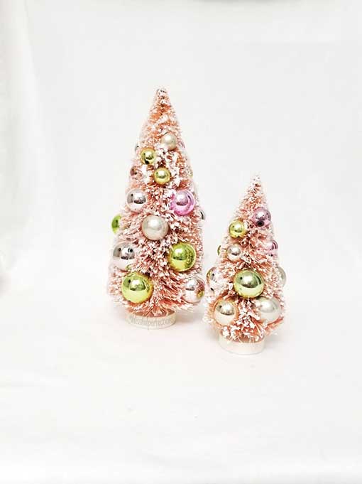 Blissful Perfections Blush Christmas - Blush Pink Sisal Tree 