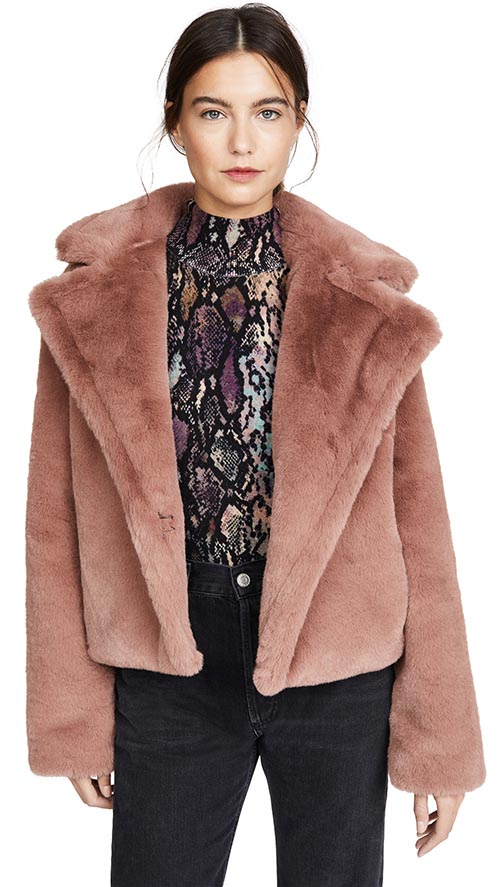 BB Dakota Faux Fur Jacket Shopbop Pre-Black Friday Sale
