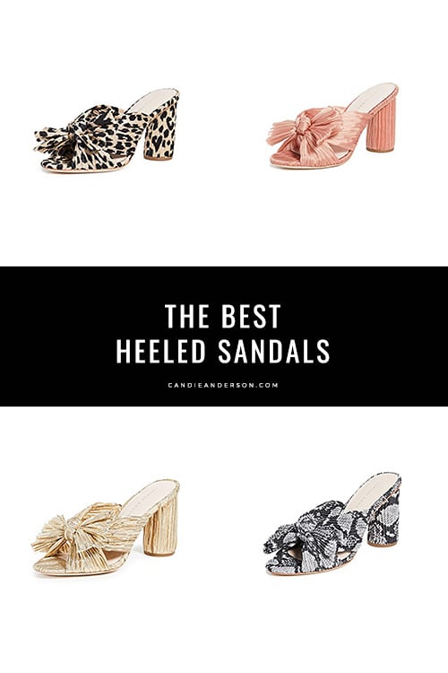 Style expert, journalist and fashion blogger Candace Rose Anderson of the blog Candie Anderson has the scoop on the ever popular and super trendy Loeffler Randal Penny knot heeled sandals at deeply discounted prices during the 2019 Black Friday Sale!