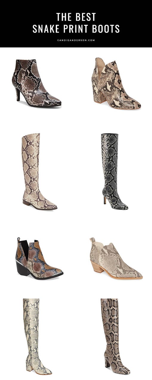 public desire snake print boots