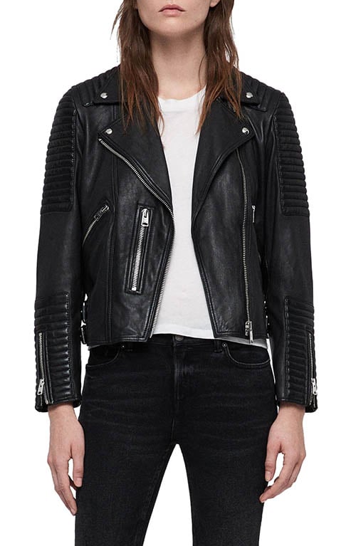 21 Classic Black Leather Biker Jackets EVERY Woman Needs - Candie Anderson