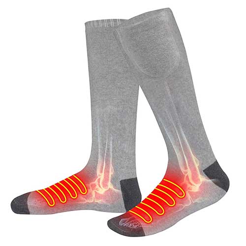 QTB Electric Rechargeable Heated Socks holiday gift dad brother