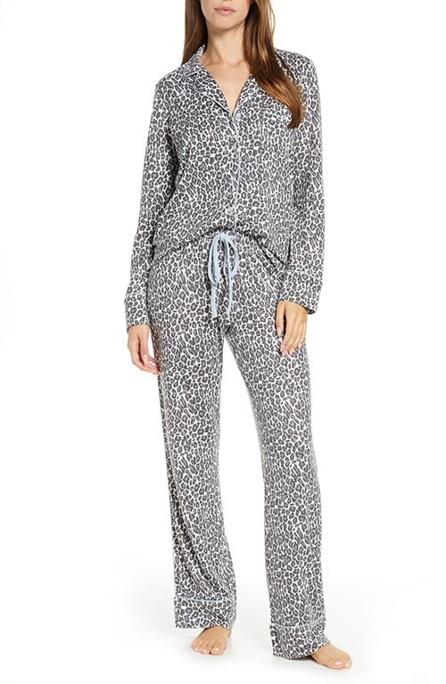 SPLENDID Pillow Soft Pajamas Lively Leopard winter pajama sets women