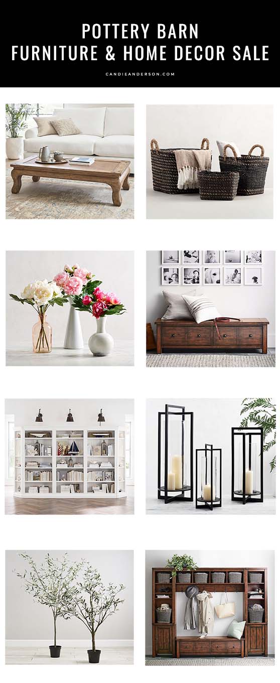 Lifestyle expert, journalist and home decor blogger Candace Rose Anderson of the blog Candie Anderson (candieanderson.com) has the scoop on the best spring 2020 furniture and home decor essentials at the Pottery Barn Buy More Save More Sale! For a limited time you can save up to 30% on your entire purchase. 