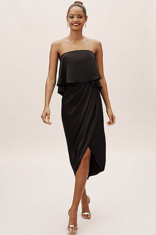 BHLDN Kelli Dress Black strapless dresses women