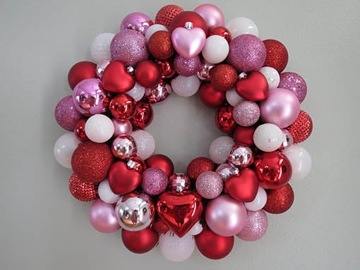 DottieGray VALENTINE Ornament Wreath valentines day wreaths