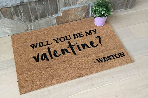 GoodDayDoormats Will You Be My Valentine Doormat doormats