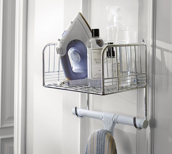 Pottery Barn Chrome Ironing Board Rack pottery barn organized home sale