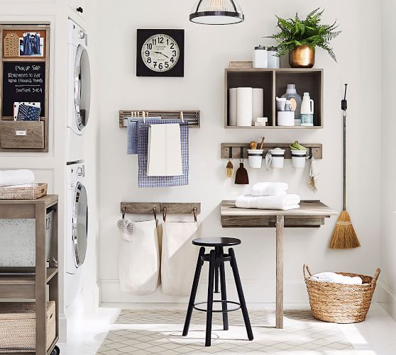 Pottery Barn Mission Modular Laundry Collection pottery barn organized home sale