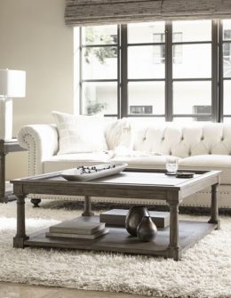 Bernhardt Canyon Ridge Square Coffee Table Desert Taupe horchow accent furniture sale