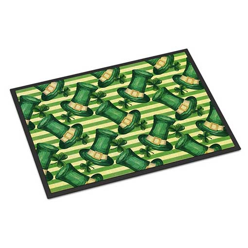 Precita St Patrick's Day Leprechan Hat Non-Slip Outdoor Door Mat st patricks day doormats