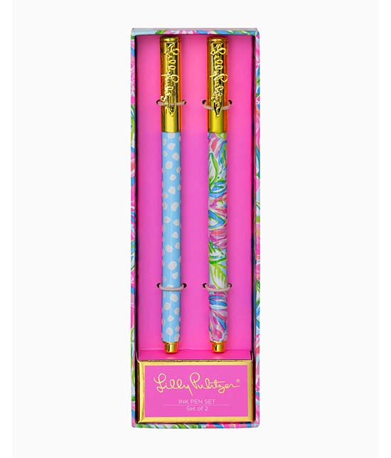 Ink Pen Set Multi Totally Blossom lilly pulitzer sale