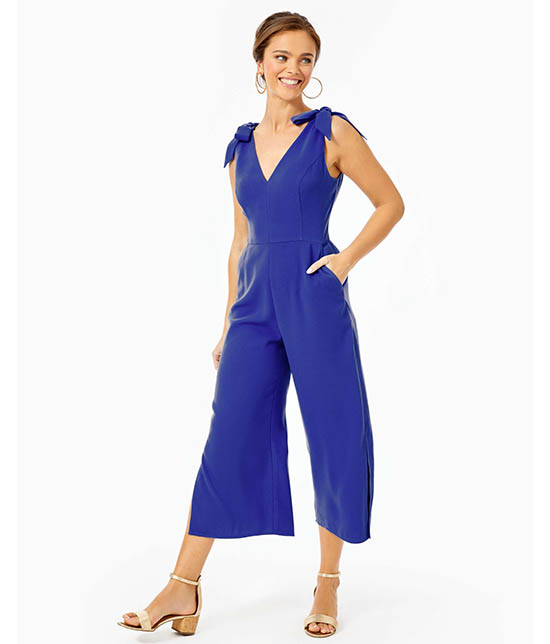 Lilly Pulitzer DANNI JUMPSUIT Corsica Blue sale