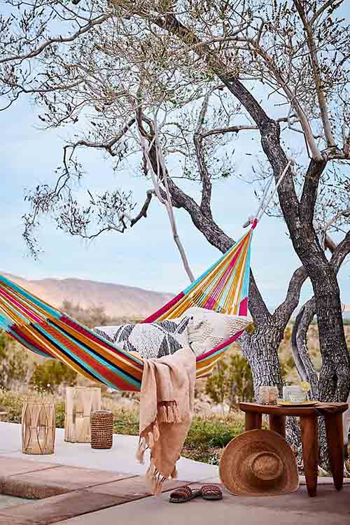 Capri Hammock Chartreuse stripes anthropologie outdoor furniture sale