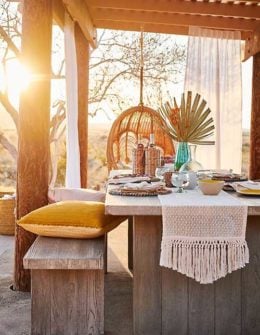Concrete Indoor/Outdoor Dining Table Grey anthropologie outdoor furniture sale