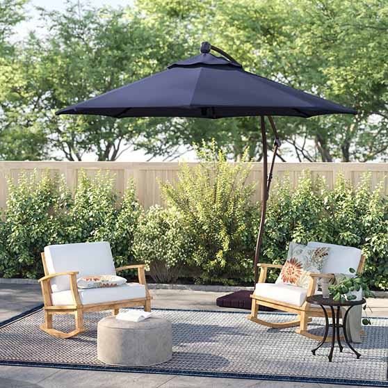 Sol 72 Outdoor Capri 9' Cantilever Umbrella patio umbrellas