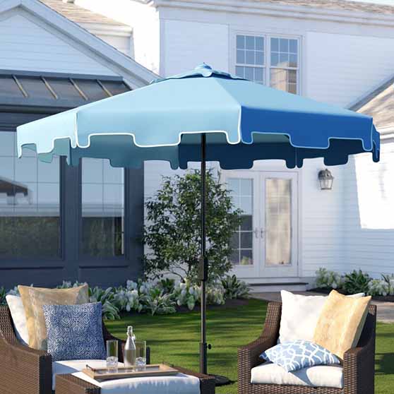 Three Posts Crediton 9' Market Umbrella patio umbrellas