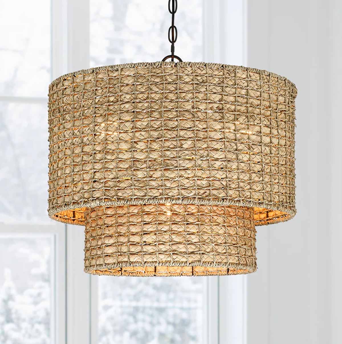 Bay Isle Home Stutz 4 - Light Dimmable Drum Chandelier best coastal lighting