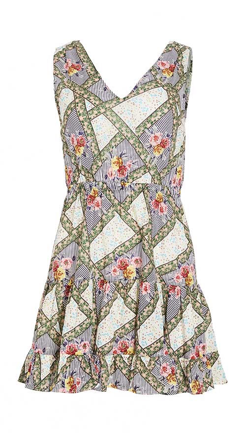 Playa Lucila Tie Shoulder Dress Floral Print Multi summer barbecue