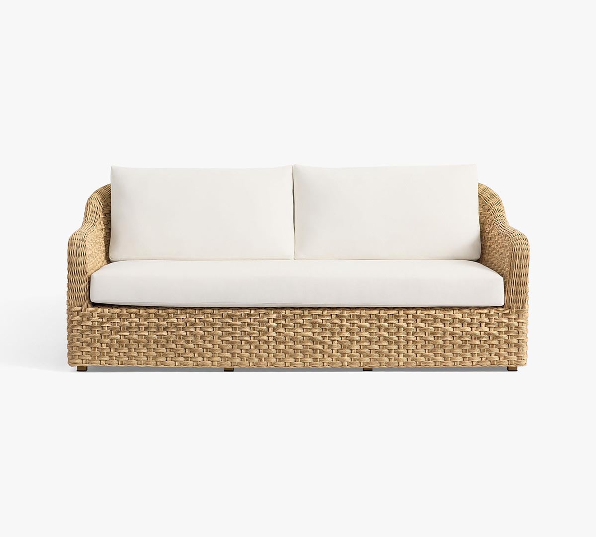 Pottery Barn Boca Wicker Outdoor Sofa (81) best outdoor wicker sofas