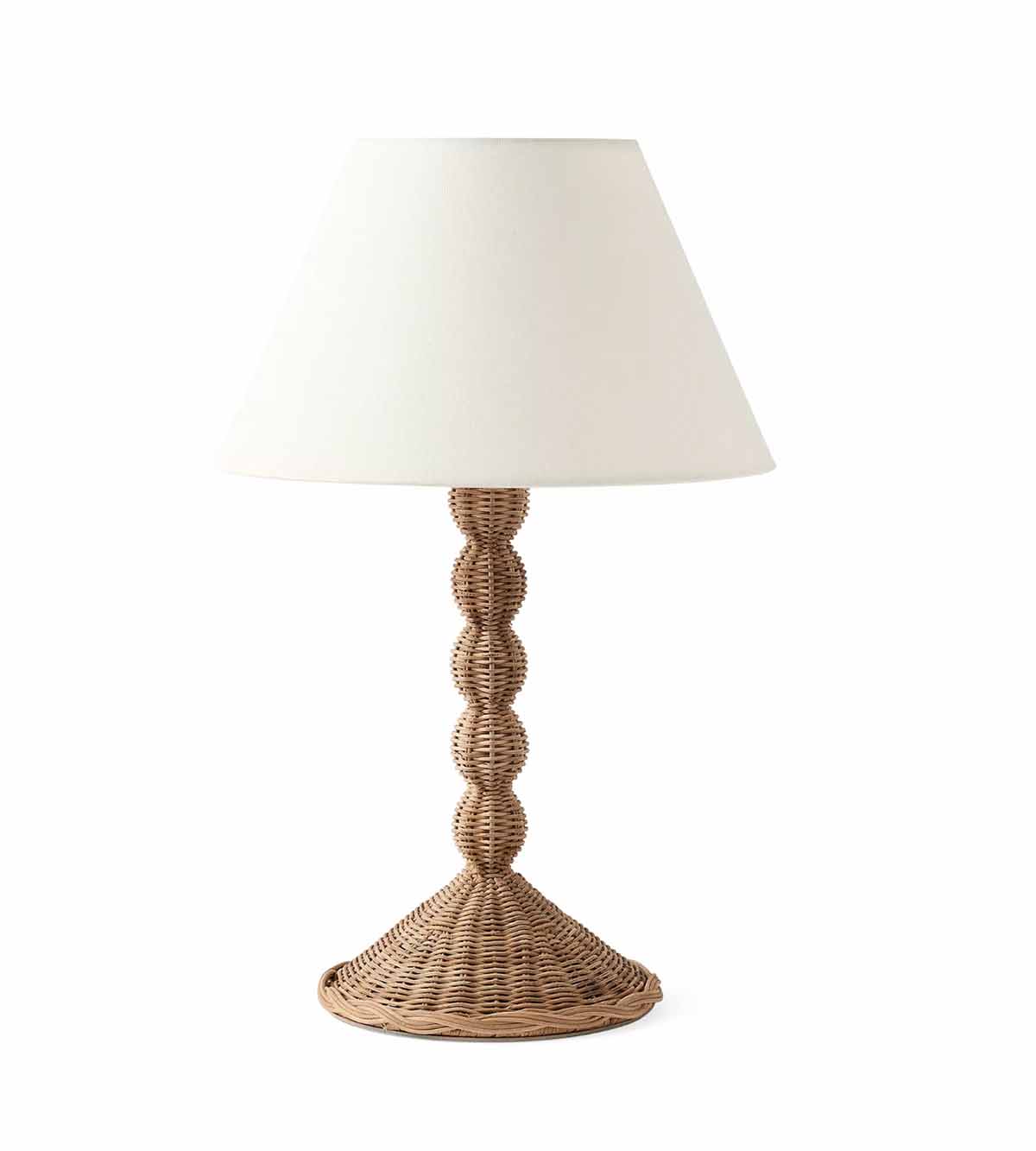 Serena and LIly Brookhaven Rattan Table Lamp best coastal lighting