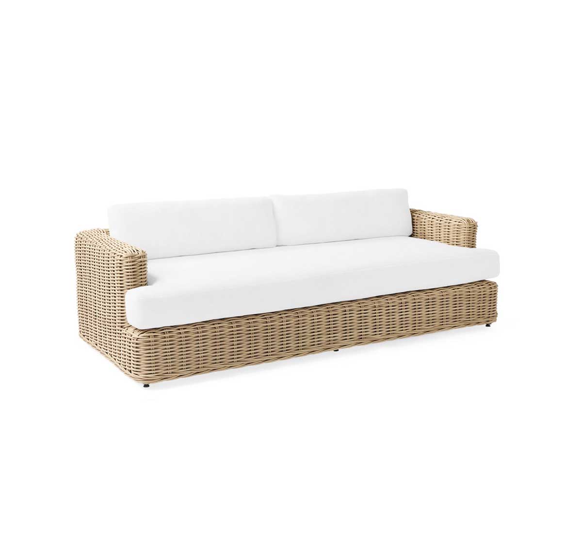 Serena and Lily Del Mar Sofa - Natural best outdoor wicker sofas