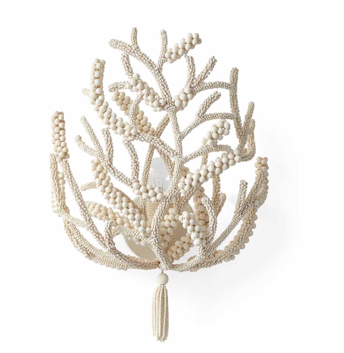 Serena and Lily Sanibel Sconce White best coastal lighting 