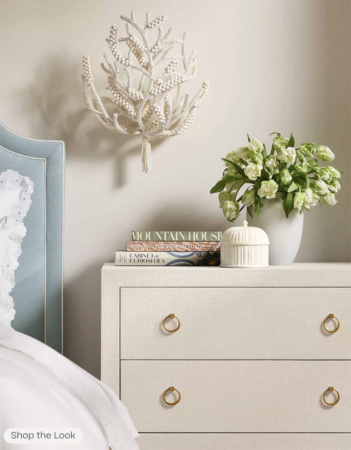 Serena and Lily Sanibel Sconce White best coastal lighting 