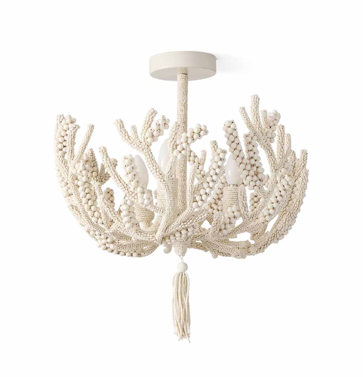 Serena and Lily Sanibel Semi Flush Mount best coastal lighting fixture