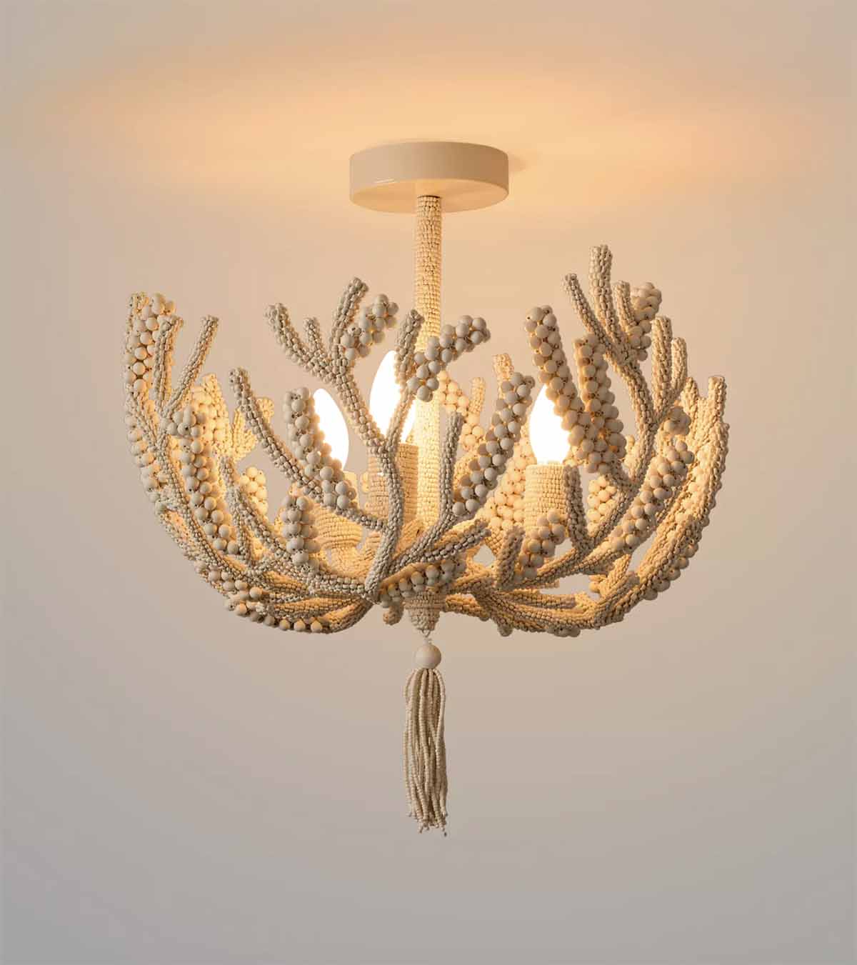 Serena and Lily Sanibel Semi Flush Mount best coastal lighting fixture