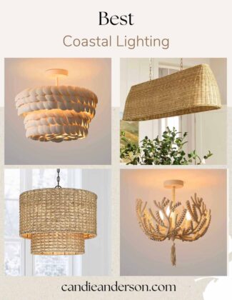 Lifestyle expert, journalist and interior design blogger Candie Anderson of candieanderson.com has the scoop on the 15 best coastal lighting of 2026 and beyond.