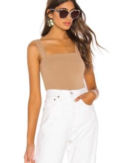 Lovers + Friends Sol Tank Top Taupe casual summer tops