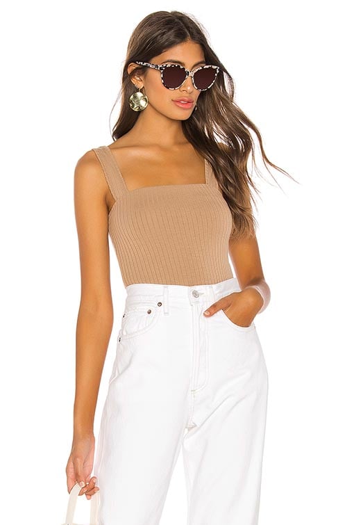 Lovers + Friends Sol Tank Top Taupe casual summer tops 