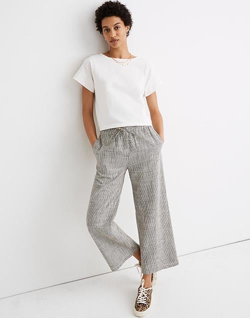Madewell Boxy-Crop Tee summer casual tops 