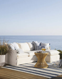 Serena and Lily Sundial Outdoor Chaise Sectional - Right-Facing outdoor upholstered furniture