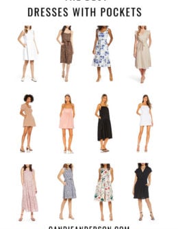 Style expert, journalist and fashion blogger Candie Anderson of candieanderson.com has the scoop on 20 of the best dresses with pockets on trend for summer 2020 and beyond. They're perfect for social distancing and every event you have planned.