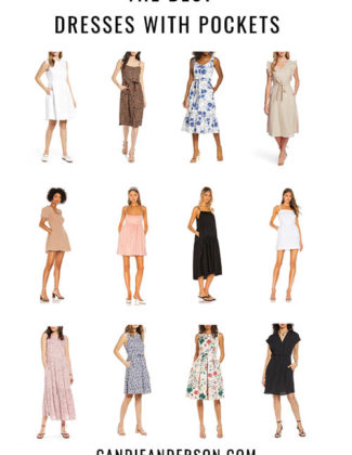 Style expert, journalist and fashion blogger Candie Anderson of candieanderson.com has the scoop on 20 of the best dresses with pockets on trend for summer 2020 and beyond. They're perfect for social distancing and every event you have planned.