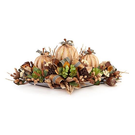 MacKenzie Childs Autumn Naturals Centerpiece fall neutral decor