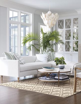 Serena and Lily Eastgate Chaise Sectional – Right-Facing modern upholstered sectionals