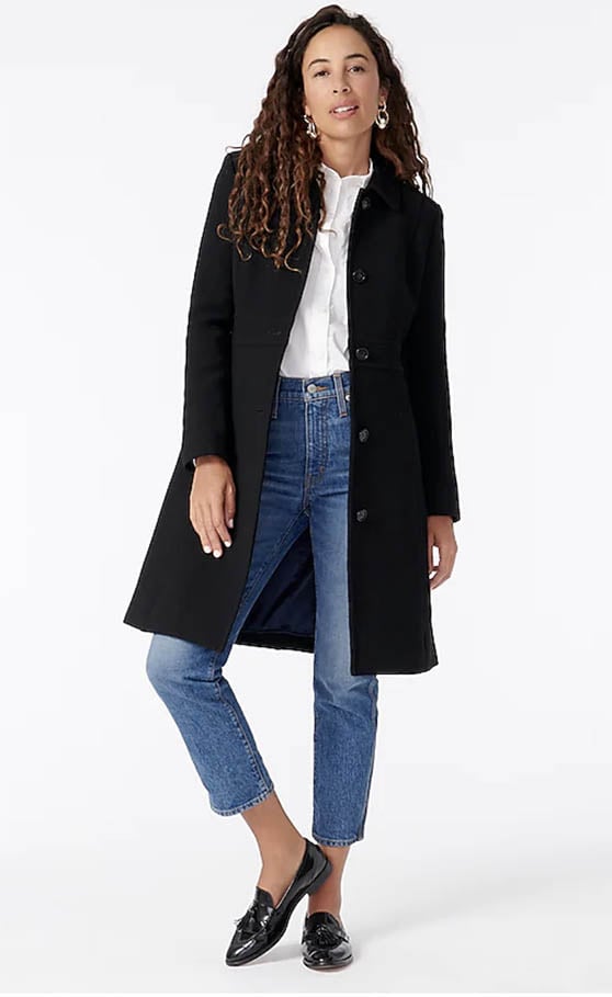 J.Crew Classic day coat in Italian double-cloth wool with Thinsulate® Item 49622 classic coats women
