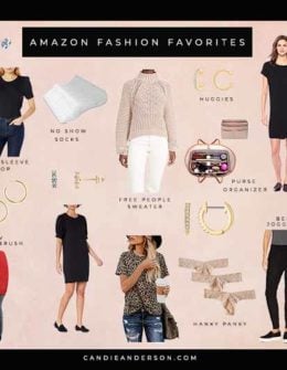 Style expert, journalist and fashion blogger Candie Anderson of candieanderson.com has the scoop on 21 of the best Amazon fashion favorites and must haves for 2020 and 2021! You'll love the dresses, tops, joggers, trendy and affordable earrings, undergarments and more!