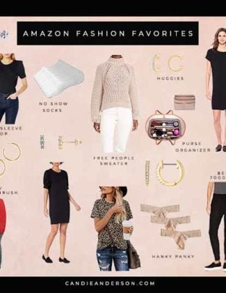 Style expert, journalist and fashion blogger Candie Anderson of candieanderson.com has the scoop on 21 of the best Amazon fashion favorites and must haves for 2020 and 2021! You'll love the dresses, tops, joggers, trendy and affordable earrings, undergarments and more!