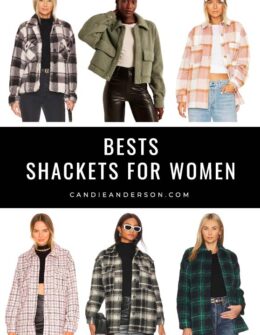 Style expert, journalist and fashion blogger Candie Anderson of candieanderson.com has the scoop on the best shackets aka shirt jackets for women of all ages! They're perfect for the holidays, winter and will make great gifts for her. She also shared tips on how you can style your new shirt jacket with trending fashion essentials.