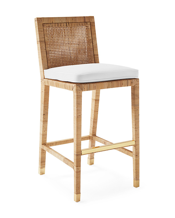 Serena and Lily Balboa Barstool - Natural dining furniture sale