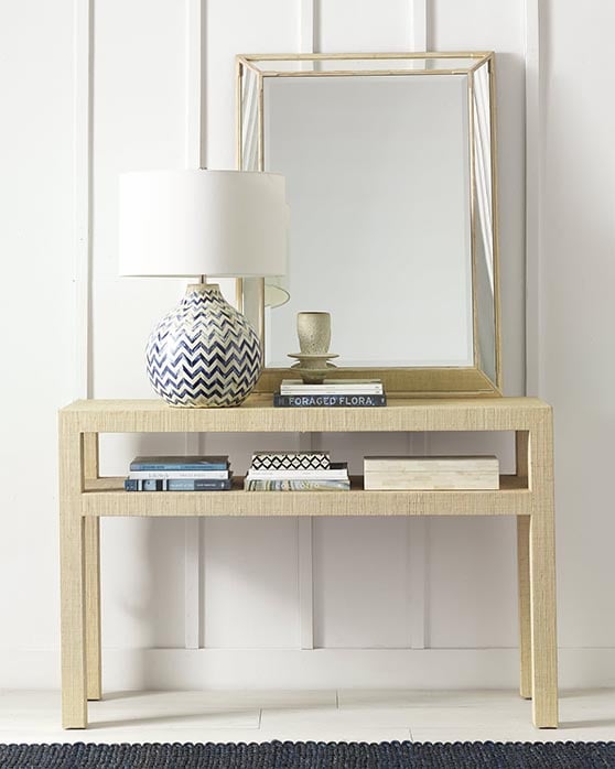 Serena and Lily Blake Console Natural dining furniture sale