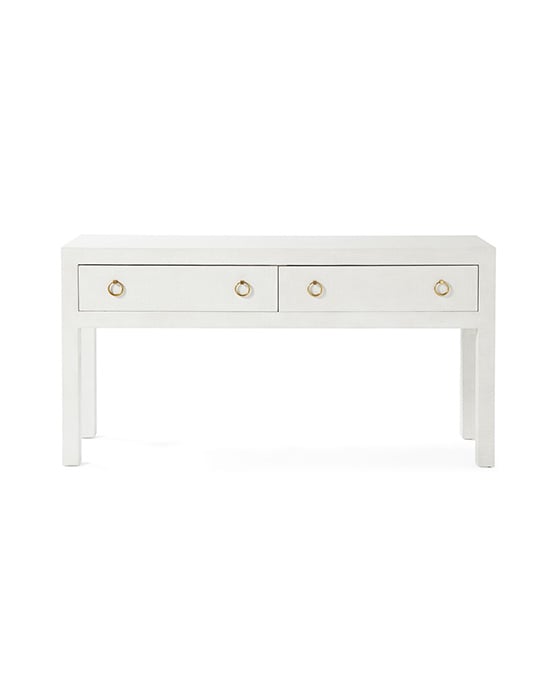 Serena and Lily Driftway Console Table chalk white