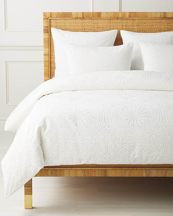 Serena and Lily Valencia Duvet Cover white bedding