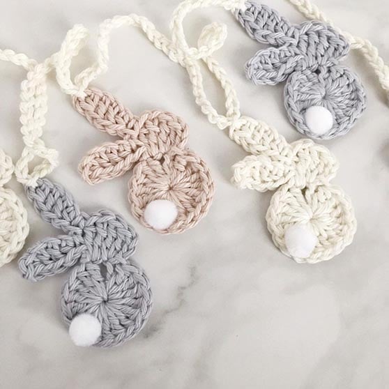 Yarn Over The Mary Easter Bunny Garland easter garlands